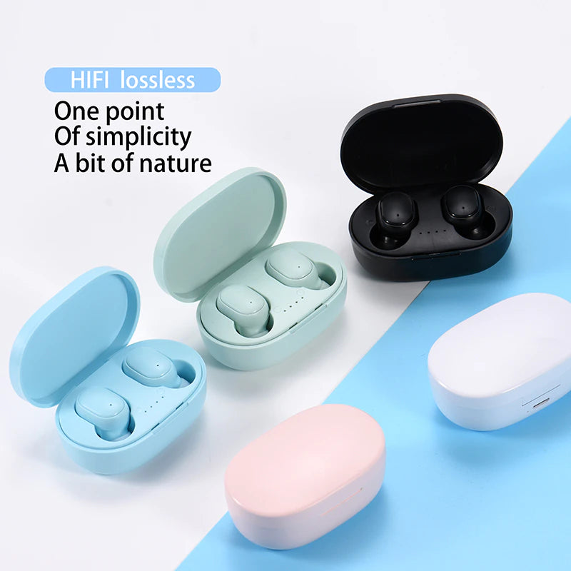 A6S TWS Wireless Bluetooth 5.0 Earphone Sport Earbuds Aurbone con microfono per Xiaomi Samsung Huawei OnePlus Smartphone