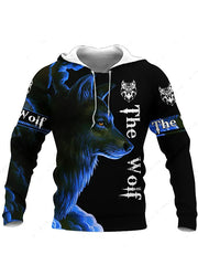 Moda 3D Cool Vikings Printed Hoodies Street Fashion Classic Hoodie