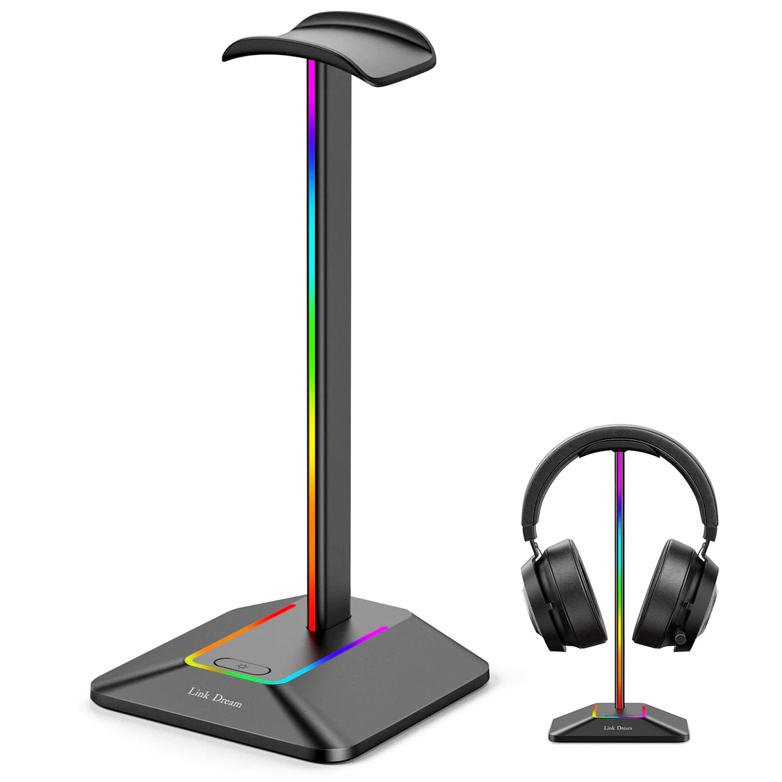 Link Dream RGB Lights Cashphone con supporto per cuffie per porte USB di tipo C per tutti i giocatori di cuffie Gaming PC Accessori PC scrivania