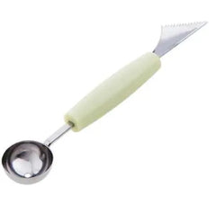 Fruit Digging Baller Watermelon Digging Ball Spoon Double-headed Stainless Steel Carving Knife Fruit Knife Plate Fruit Carving Tool