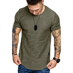 Men's European Size Bamboo Cotton T-shirt