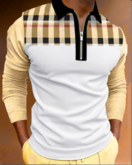 Men's Autumn Long-sleeved Polo Shirt