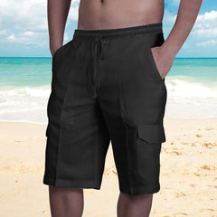 Men's Multiple Bags Tether Beach Shorts Overalls Shorts