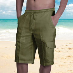 Herren mehrere Taschen Tether Beach Shorts Overalls Shorts