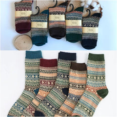 Chaussettes hommes rétro tendance chaussettes en coton épaississement