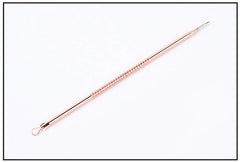 4PCS Stainless Steel Acne Needle Set Rose Gold Professional Blackhead Acne Needle Face Cleansing Beauty Makeup Tool