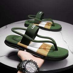 Summer 2023 Flop maschile Flip Trendy Sandals da spiaggia all'aperto Anti-Odor Anti-Odor Dureble Casual Slivers Casual