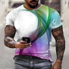 Cool Men's T-Shirt Summer Boys Top Fashion Casual