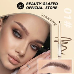 Double-ended Rotating Eyebrow Pencil Happy Planet Mood Institute Very Fine Sweatproof Fine Eyebrow Pencil.