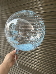 One Giant Transparent Balloon Colorful Bubble Balloon Birthday Party Wedding Decoration Balloon Anniversary BoBo Balloon.