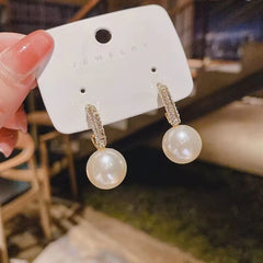 Joyas de moda Pendientes de acero inoxidable hipoalergénico Pendientes de borla larga Temperamento salvaje Pendientes dulces