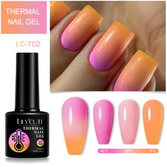 Thermal Gel Nail Polish, Color Changing Effect, Gel Varnishes, Manicure, Long Lasting, Nails Art, UV Gel, Resin, Net weight, 20g, Number of Pieces, One Unit, Quantity, 1 bottle, Gel Polish, Volume, 8 ml