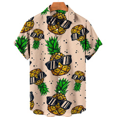 Camicia a maniche corte per frutta digitale 3D maschile camicia hawaiano da uomo Summer Hot Style Plus size