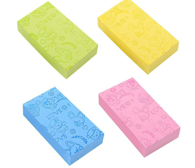 Sponge Bath essuyage exfolié de la peau morte massage corporel nettoyage de douche nettoyage de la douche outil de bain pour l'enfant adulte