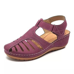 Ddapj Pyju Sandals para mujeres Slip on Comfort Wedge Sandals Hollow Out Breathe Walking Walking Sandal