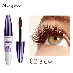 5D Blue Voluminous Lengthening Mascara - 1Pcs Waterproof Smudge-Proof Color Mascara for Eyelashes, Volumizing Curling Defining