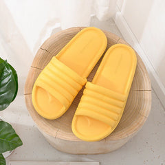 New Women Home Slippers Summer Non-slip Indoor Bathroom Sandals EVA Flat Shoes Women Men Flip Flops Slides