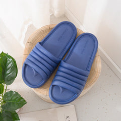 New Women Home Slippers Summer Non-slip Indoor Bathroom Sandals EVA Flat Shoes Women Men Flip Flops Slides