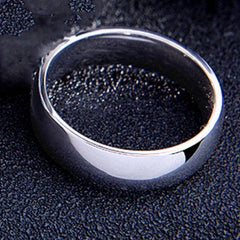 316 Titanium Steel Ring 2mm 4mm 6mm Glossy Ring Titanium Steel Couple Ring Hand Jewelry