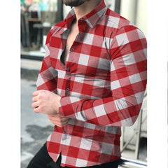 Chemise imprimée vintage décontractée