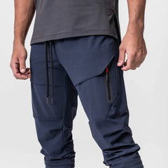 Men's All-condition Elastic Jogger Pant with Zipper Design