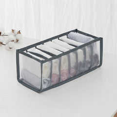 Pants Clothes Storage Artifact Jeans Organizer Wardrobe Drawer Compartment Container Underwear Bra Socks Box Clothes Organizer