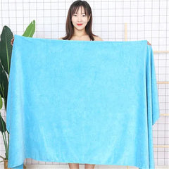 Serviette de bain à fibre superfine à sec rapide