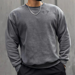 Men's Plush Corduroy Sweatshirt