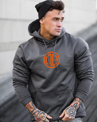 Men's Printed Hoodie Sports Running Fitness Top