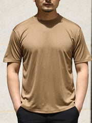 Men's moisture-absorbent and breathable sports T-shirt outdoor quick-drying training clothes