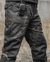 Slim fit waterproof camouflage training pants outdoor cargo pant