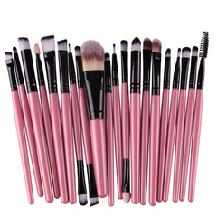 20pcs Make -up Pinsel Set Lidschattenfundamentpulver Eyeliner Esseltat