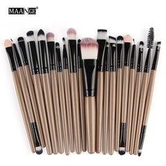 20pcs Make -up Pinsel Set Lidschattenfundamentpulver Eyeliner Esseltat