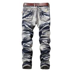 Herren Jeans Hosen Hosen gerade Rohr Retro Hosen