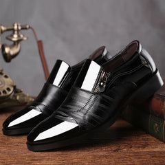 Men's Artificial PU Rubber Low Collar Metal Shoes