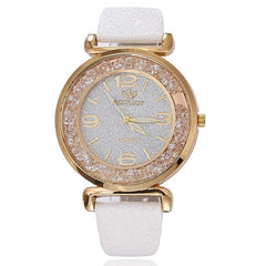 Frauen kreative Uhren wasserdichte Uhr Quarz Ultra-dünn minimalistische Uhr für Frauen (Gold, eine Größe)