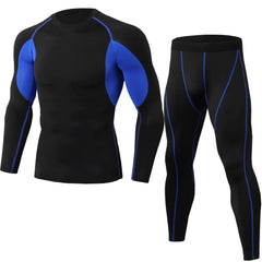 Ensemble de sports de base de base de base thermique d'hiver pour hommes