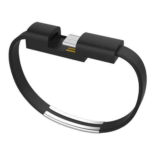 Bracciale Micro USB Tipo C Cavo USB C Cavo di ricarica per iPhone XS X 8 7 Caricatore del telefono USB Samsung Xiaomi Android