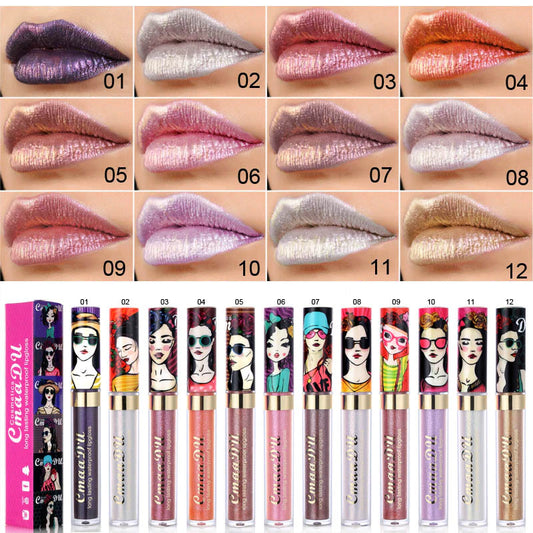 Shimmer Lip Gloss - Long Lasting and Waterproof