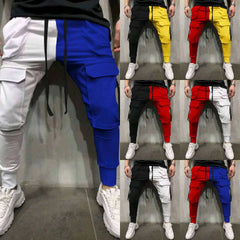 Pantalon sportif de loisir masculin avec poche de musculation