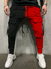 Pantalon sportif de loisir masculin avec poche de musculation