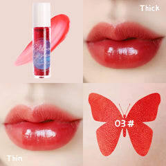 6 Colors Lip Glaze Matte Long Lasting Moisturizing Lip Gloss Glitter Dyed Liquid Lipstick Lip Oil red Lips Tint Care Makeup