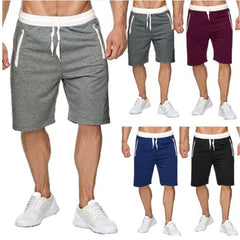 Entraînement de shorts actifs pour hommes Running Gym Athletic Jogger Gym pantalon de survêtement athlétique avec poche à fermeture éclair