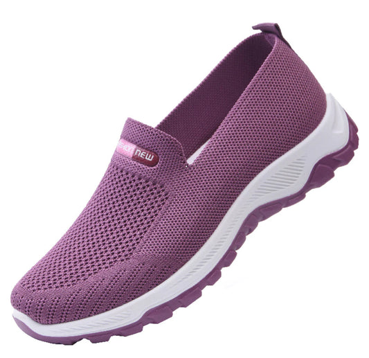 Scarpe da ginnastica femminile da donna non slip sneaker sneakers maga di moda mesh per le donne mocassini spalancate scarpe da passeggio