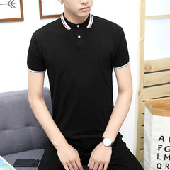 Men Polo Shirts Printed Men's Shirt Short Sleeve Summer Tops Korean Style Male Tees Lapel Polo Shirt Designer Shirt