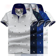 Men Polo camisas impresas camisa para hombres de manga corta tops de verano estilo coreano camiseta de polo polo camisa diseñadora