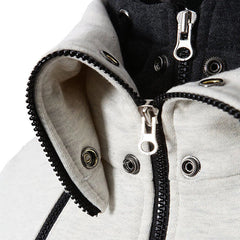 COODED Casual Herbst Winter Slim Fit Hoodie