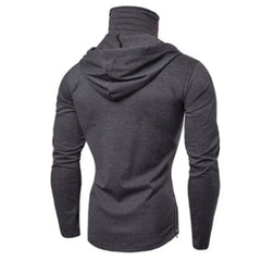 Bodybuilding Fitness Wear Pullover mit Kapuze mit langärmeligen T-Shirt-Männern