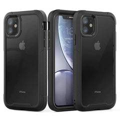 Case de teléfono de armadura híbrida híbrida para iPhone 12 11 XR XS MAX 8 7 Plus para iPhone 11Pro Max 6s Plus PC duro TPU 2 IN1 Cubierta completa