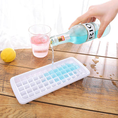 12/48/60 Grids Ice Bube Tray Plastikowe lodowe kostki Maker Forma do koktajlowej Whisky Whisky Kostka z Lid Kitchen Tool